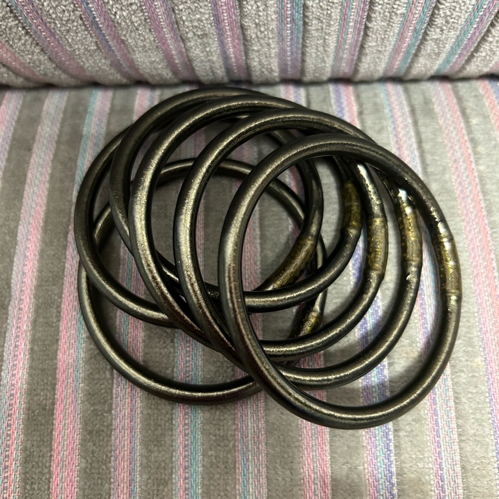 BudhaGirl bangles, color flint, size medium